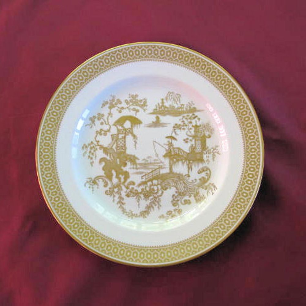 3 VINTAGE CHINA PLATES, 1 SPODE, 2 HAVILAND LIMOGES, ENGLAND, FRANCE, EXCELLENT